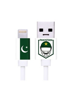 Buy Lightning to USB Charging CableFast Charge Data Cable with Pakistani flag Compatible with iPhone 13 iPhone 12 iPhone 11 iPhone X iPhone 8 iPhone 7 iPhone 6 iPhone 5 iPad in UAE