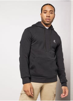 Buy Embroidered Star Chevron Pullover Hoodie in UAE