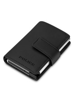 Buy Javlon Vegan Leather & Alloy Men's Automatic Card Case, RFID Safe - PELGD2206901 in UAE