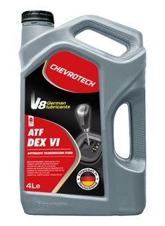 Buy V8 German Lubricants DEX VI Premium Automatic Transmission Fluid & Gear Oil – Smooth Gear Transitions, Advanced Lubrication, and Optimized Vehicle Performance, 4L in UAE