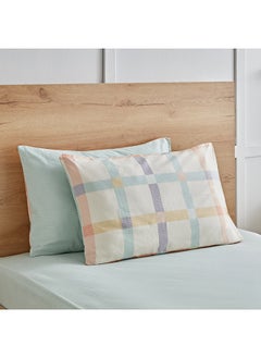 اشتري Playland Colorade 2-Piece Kapas Cotton Pillow Cover Set 75 x 50 cm في الامارات