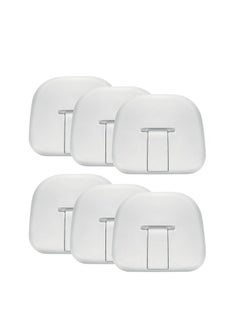 Buy Socket cover for UK/UAE plugs, children safety plug protection, standard UK 3-pin sockets safety cover, 6 pieces in UAE