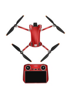 Buy Sunnylife Drone+Remote Control Protective Sticker For DJI Mini 3 Pro RC Version(Aurora Red) in UAE