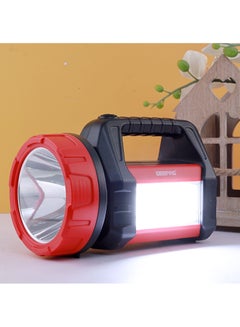 اشتري Rechargeable Search Light with Lantern - Hand held LED Torch 10 Hours Working with 2000mAh Battery | Perfect for Camping, Trekking, Outdoor في الامارات