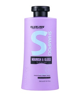 Buy Nourish & Gloss For All Hair Types Shampoo 300ML in UAE