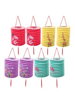 Buy Chinese Paper Lanterns 8pcs Hanging Lantern For Wedding Baby Shower Birthday Party Supplies in Saudi Arabia