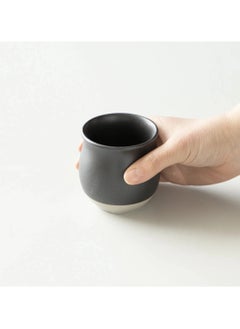 Buy Coffee Cups I Pinot Flavor Cup I Made of Porcelain I 200 ml I Black and White Color in UAE