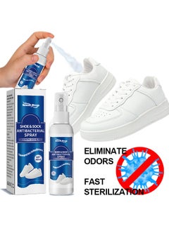 اشتري Shoe&Sock antibacterial spray,Stay clean and fresh,Every step carries a fragrant scent,Odour Control Shoe Spray,Clean sweaty feet deodorizing odor dry freshener 60ml في الامارات