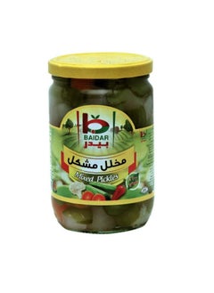 Buy Baidar Mixed Pickles, 660 g in Saudi Arabia