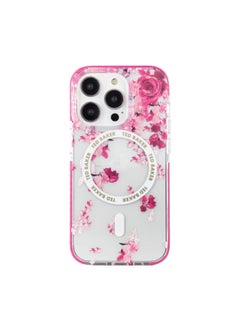 Buy iPhone 15 Pro Antishock & Magsafe Case - Scattered Flowers in UAE