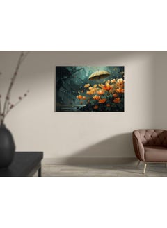 Buy Flowers In The Rain printed canvas wall art 120x80 in Egypt