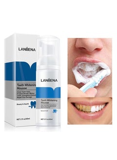 Buy Teeth Supply Stain Remover Plaque Dental Organic Tooth Cleanser Foam Products Teeth Whitening Mousse 60ml in UAE