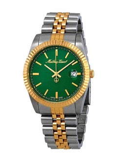 Buy Mathy III Quartz Green Dial Men's Watch - H810BV in UAE