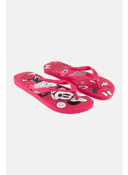 Buy Unisex Disney Flip Flops, Pink Electric in UAE