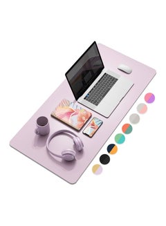Buy COOLBABY Office Desk Pad, Ultra Thin Waterproof Gaming Mouse Pad, Dual Use Desk Writing Mat Extended Keyboard Pad(90*45 CM，Gold + Pink) in UAE