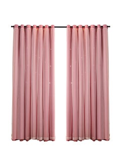 Buy 1 Piece Hollowed Out Stars Curtain Blackout Curtains For Living Room Bedroom 100x250cm in Saudi Arabia