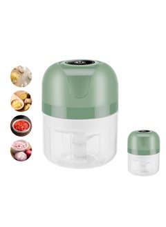 Buy Electric Mini Food Chopper, 300ML Cordless Rechargeable Mini Onion Veg Cutter, Garlic Press Crusher, Portable Small Vegetable Processor for Nuts, Meat, Chili in Saudi Arabia