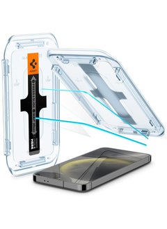 Buy Tempered Glass Screen Protector [GlasTR EZ Fit] for Galaxy S24 [Case Friendly] - 2 Pack in Saudi Arabia