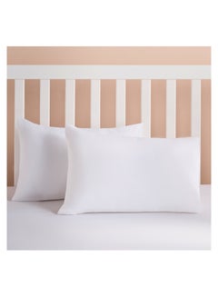 Buy Eco Snuggle Organic Cotton 200 Thread Count 2-Piece Pillowcase Set - 30x45 cm in Saudi Arabia