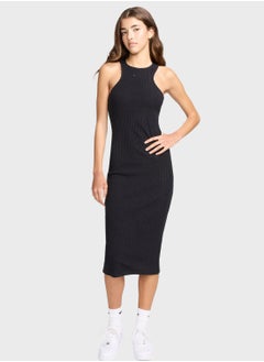 Buy Nsw Essential Ribbed Dress in UAE