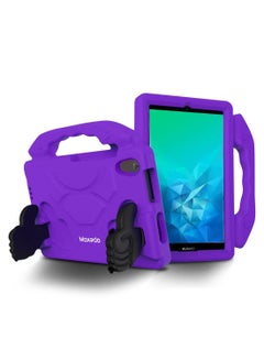 Buy Moxedo Shockproof Protective Case Cover Lightweight Convertible Handle Kickstand for Kids Compatible for Huawei Matepad T8 8.0 inch - Purple in UAE