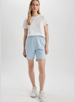 Buy Relaxed Fit Bermuda Shorts With Drawstring in UAE