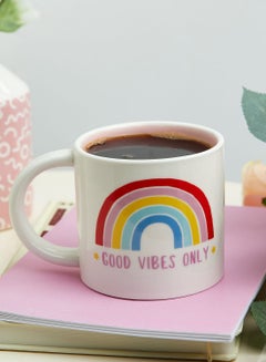Buy Rainbow Good Vibes Only Mug in Saudi Arabia