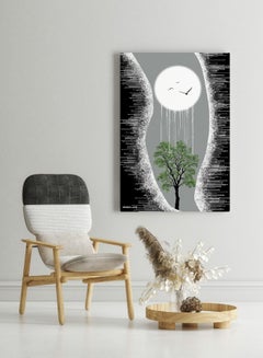Buy Canvas Painting-Moon Design in Saudi Arabia