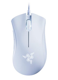 Buy Razer DeathAdder Essential Gaming Mouse: 6400 DPI Optical Sensor - Mechanical Switches - Rubber Side Grips - White in UAE