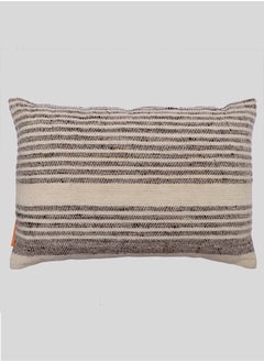 Buy Alba Stripe 1 Lumbar Throw Cover Extra Comfort Rectangular Pillow Case For Couch Sofa Bed Living Room 40X60 Cm in UAE