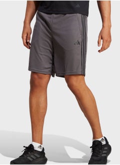 Buy Train Essentials Piqué 3-Stripes Training Shorts in UAE