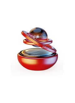 Buy Solar Car Air Freshener Auto Rotate Ball Car  Perfume Diffuser Decoration 360 Degree Rotation in UAE