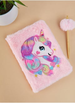 Buy A5 Unicorn Fur Notebook in UAE