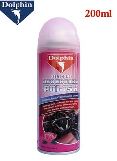 Buy Silicone Dashboard Polish 200ml Rose in UAE