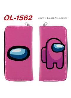 اشتري Among Us Full Color Zipper Wallet Wallet Ticket Holder Cartoon Long Wallet Clutch Change Purse في السعودية