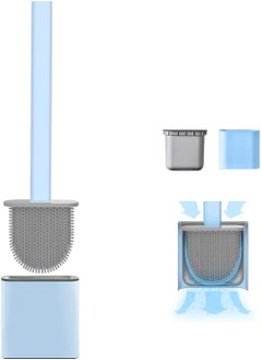 Buy Silicone Toilet Brush With Holder in UAE