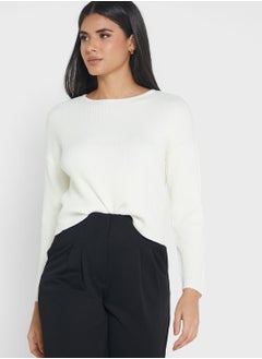 Buy Round Neck Knitted Top in Saudi Arabia