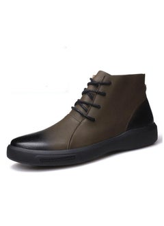 اشتري New Men's Casual Leather Boots في الامارات