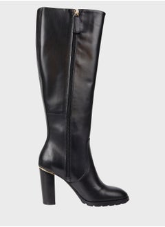 اشتري Feminine Hardware Knee Boots في السعودية