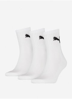 Buy Pack of 3 - Logo Detail Crew Socks in Saudi Arabia