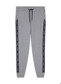 Buy Men's Lounge Track Pants - Cotton, Grey in UAE