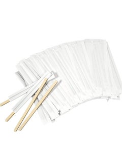 Buy Wood Coffee Stir Sticks, Natural Wooden Collection Long Disposable Paper Wrapped Stirrings Tea Beverage Stirrers Individually Hot Drinks for Party BBQ Camping Resturant, 100Pcs 140mm in Saudi Arabia