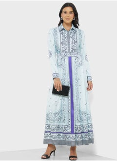 Buy Abtract Print Dress in UAE