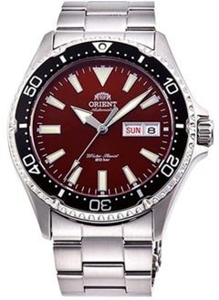 اشتري Kamasu/Mako III Analog Automatic Sports Watch for Men, 41.8 mm Case Size, Silver/Red RA-AA0003R19B في الامارات