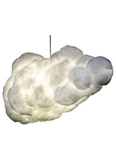 Buy Modern Ceiling Hanging Lights Creative Cloud Shaped Floating Cloud Pendant Chandeliers Ideal for Living Rooms, Restaurants, Bars, and Kindergarten Decor.(120 x50x35cm) in UAE