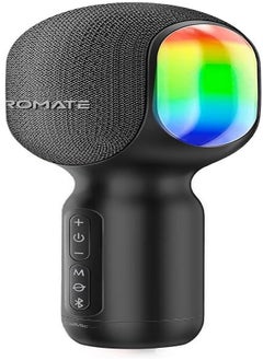 Buy 5-in-1 Wireless Karaoke Microphone & Speaker with Dynamic RGB Lights in Saudi Arabia