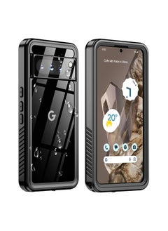 Buy for Google Pixel 8 Pro Case Waterproof, Pixel 8 Pro Dustproof Case with Built-in Screen & Camera Protector, 10FT Military Fully Body Shockproof Phone Case for Google Pixel 8 Pro (2023), Black in UAE