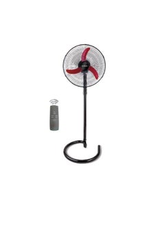 Buy Fresh Stand Fan Shabah with Remote 20 inch red/black in Egypt