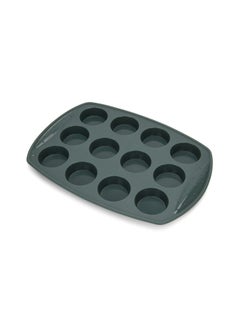 اشتري 12 Cups Cake Mould 30X20X2Cm (Silicone) في الامارات