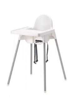 Buy Adjustable High Chair With Dining Tray And Safety Seat Belt For Children in Saudi Arabia